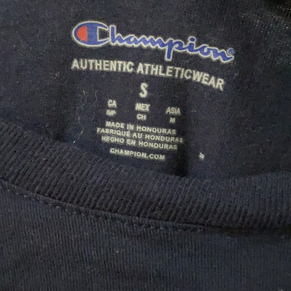 Navy champion crewneck sweater - Picture 4 of 8